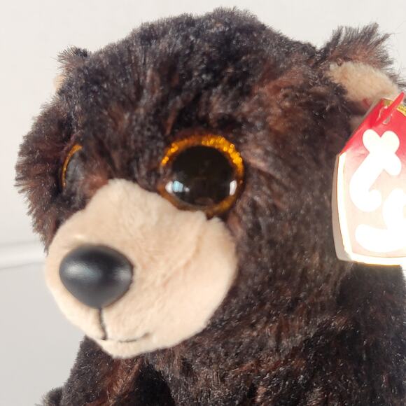 Ty Beanie Baby Kodi Bear Plush Toy 6" Brown Black Stuffed Animal with Tags - Picture 12 of 16